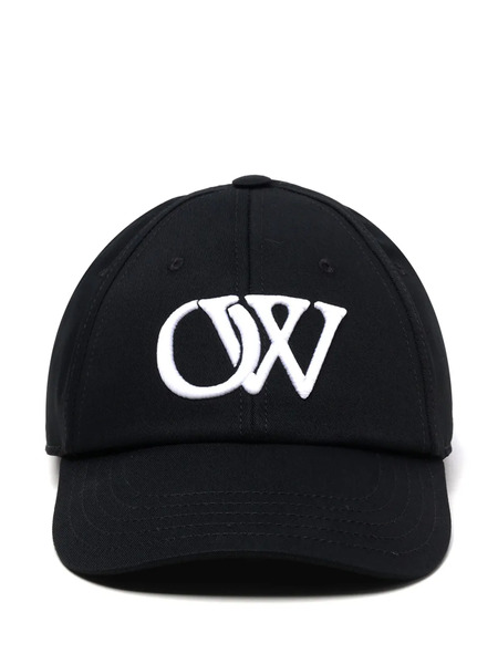  Off-white Ow Drill Baseball Cap - Black 