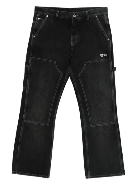 Off-white Panelled Jeans - Black 