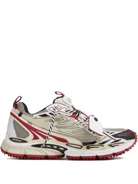  Off-white Panelled Sneakers - Neutrals 