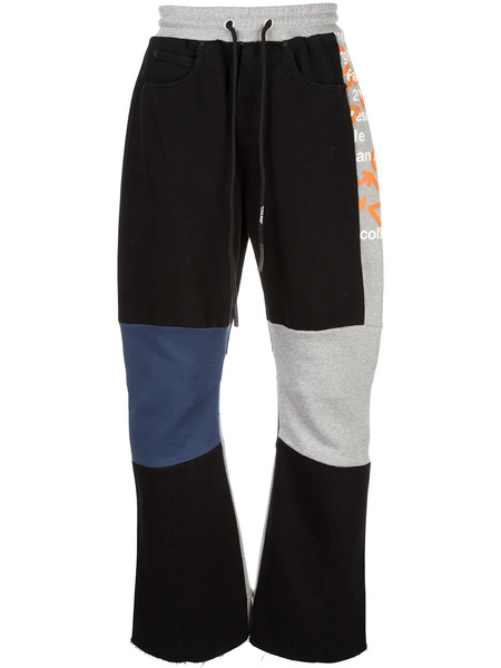  Off-white Patchwork Sweatpants - Black 