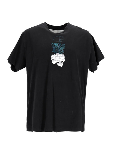  Off-white Pre-owned Dripping Arrows Cotton T-shirt - Black 