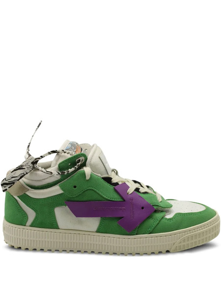 Off-white Pre-owned Floating Arrow Sneakers - Green 
