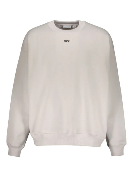  Off-white Printed Logo Long Sleeve Sweatshirt - Neutrals 