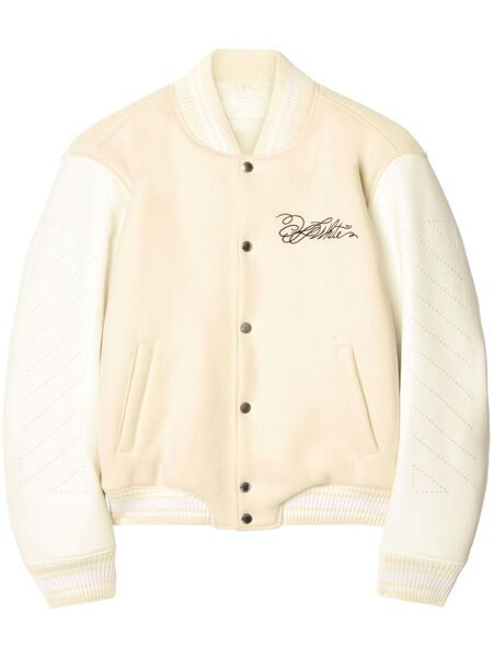  Off-white Rose Valley Bomber Jacket - Neutrals 