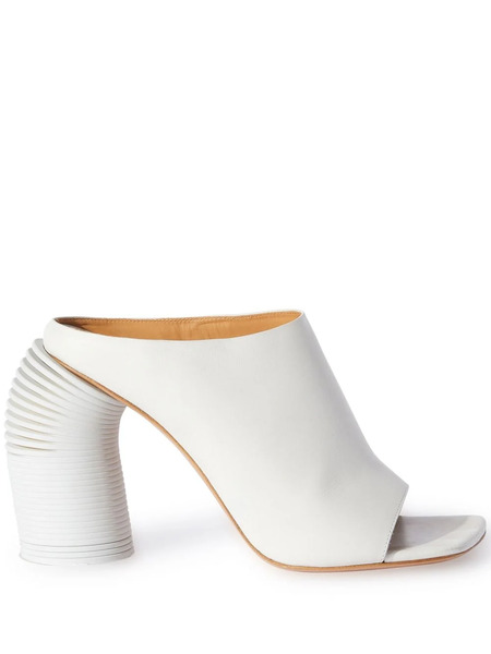  Off-white Spring Leather Mules 