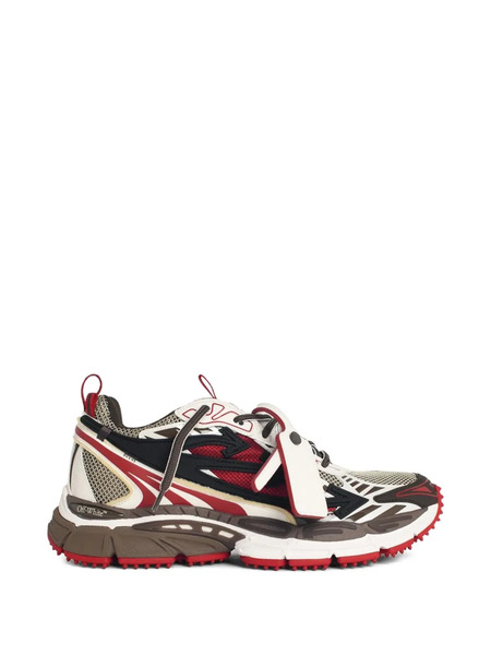  Off-white Suede Arrow Sneakers - Red 