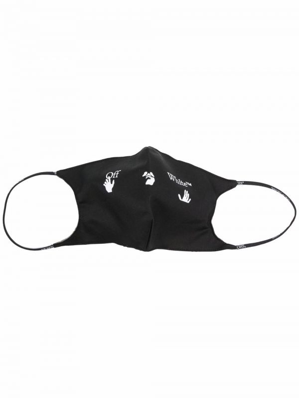  Off-white Swimm Logo-print Face Mask - Black 