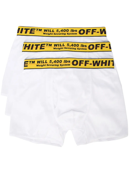  Off-white Three-pack Boxer Briefs - White Yelllow 