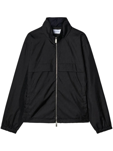 Off-white Zip-fastening Long-sleeve Jacket - Black 
