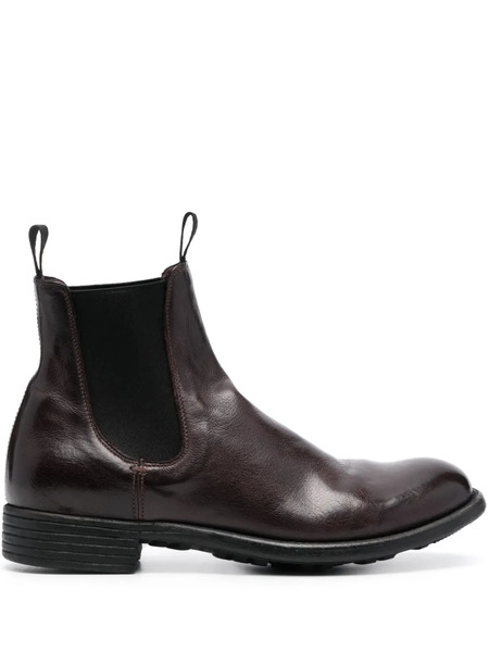 Officine Creative Calixte 004 Leather Ankle Boots - Brown 