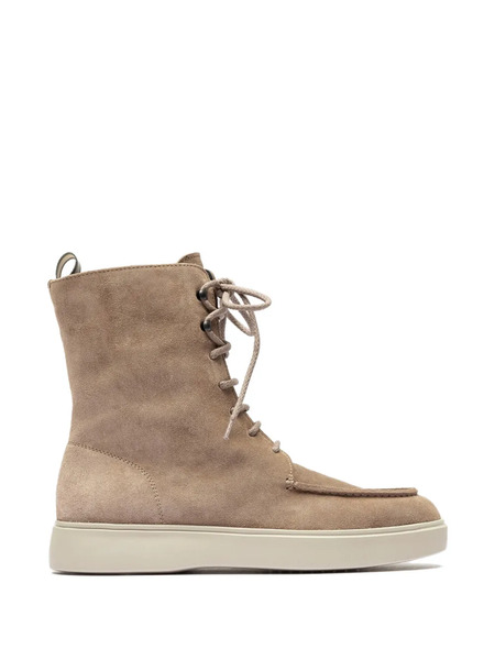  Officine Creative Frame 108 Lace-up Zip Boots - Neutrals 