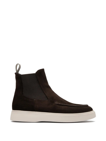  Officine Creative Frame 107 Panelled Chelsea Boots - Brown 