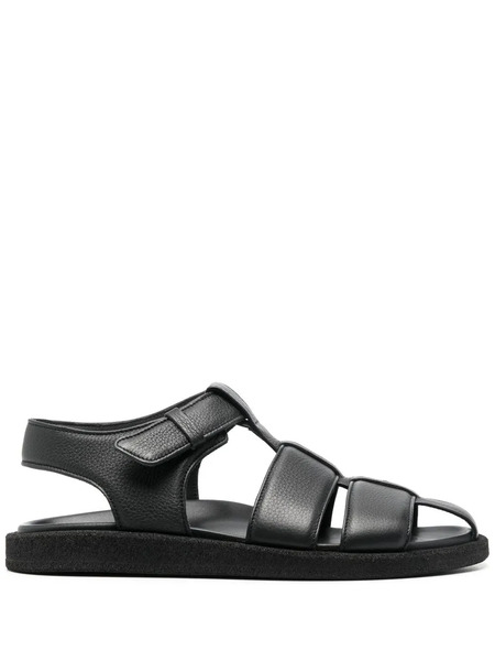  Officine Creative Inner Caged Leather Sandals - Black 
