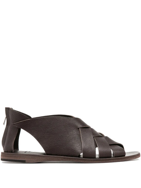  Officine Creative Itaca 048 Zip Sandals - Brown 