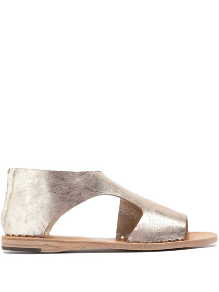  Officine Creative Metallic Leather Sandals - Silver 