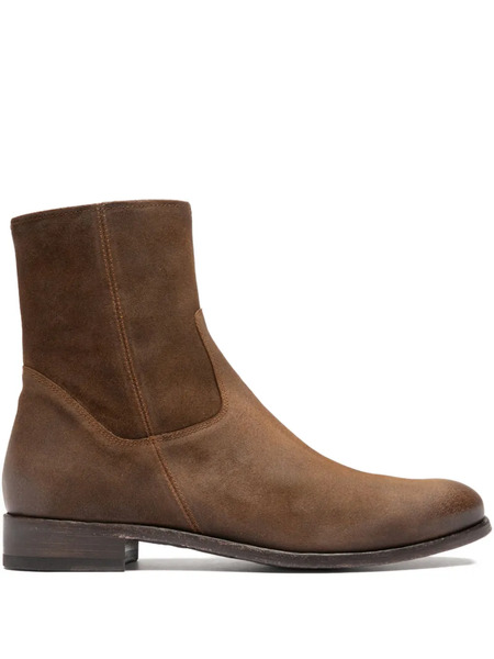  Officine Creative Paul Zip Leather Boots - Brown 
