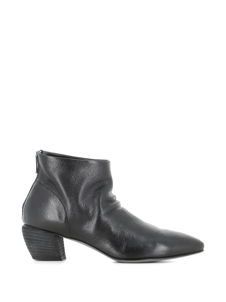  Officine Creative Pointed-toe Zip Boots - Black 