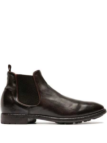  Officine Creative Prince Leather Chelsea Boots - Brown 