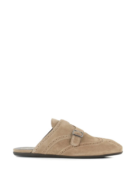  Officine Creative Suede Mules - Neutrals 