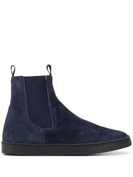  Officine Creative Suede Sneaker Boots - Blue 