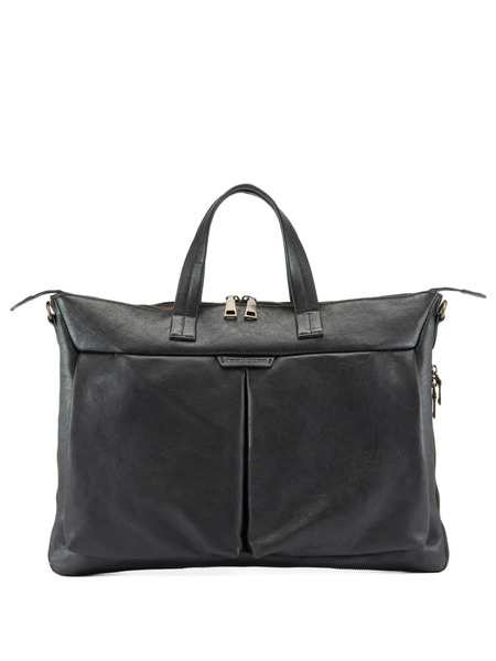  Officine Creative Zip Leather Backpack - Black 