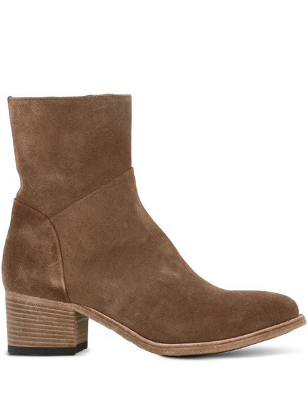  Officine Creative Zipped Block-heel Boots - Brown 