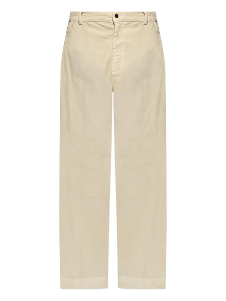  Officine Generale Button-fly Cotton Trousers - Neutrals 