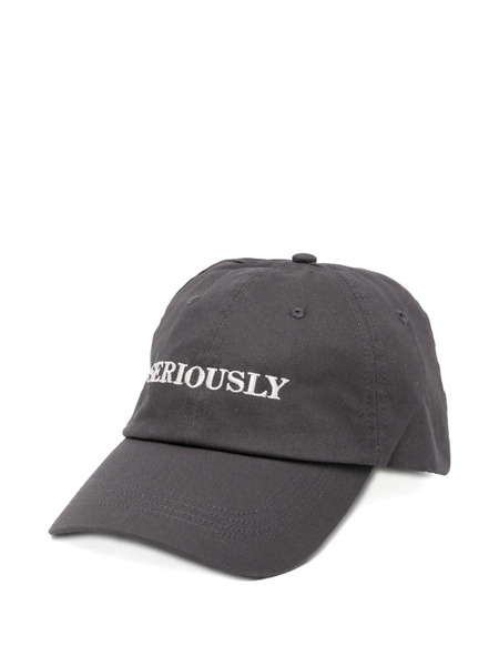  Officine Generale Logo-embroidered Cap - Grey 