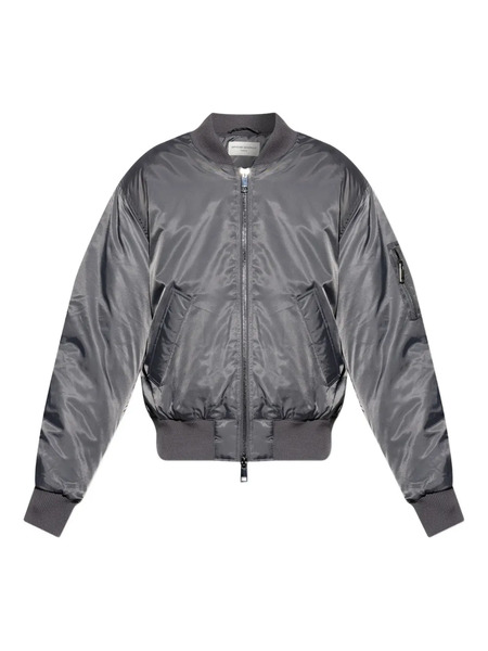  Officine Generale Padded Zip-up Bomber Jacket - Grey 