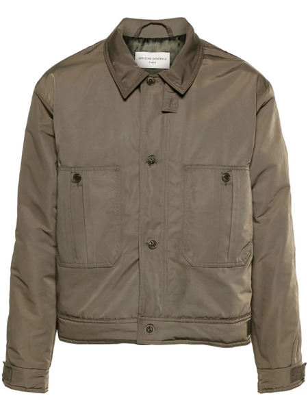 Officine Generale Pete Bomber Jacket - Green 