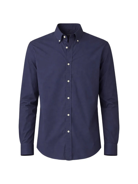  Officine Generale Poplin Shirt - Blue 