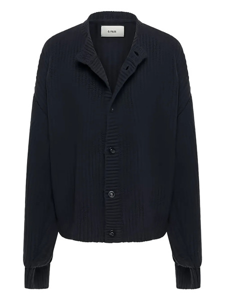  O.files Buttoned Cardigan - Black 