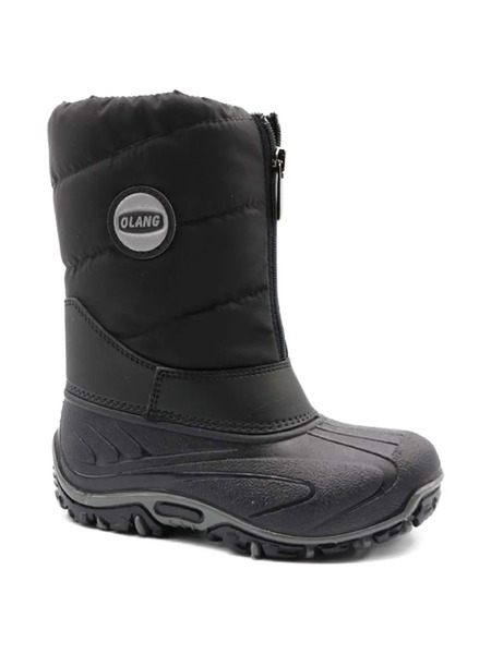  Olang Bmx Quilted Zip-front Snow Boots - Black 