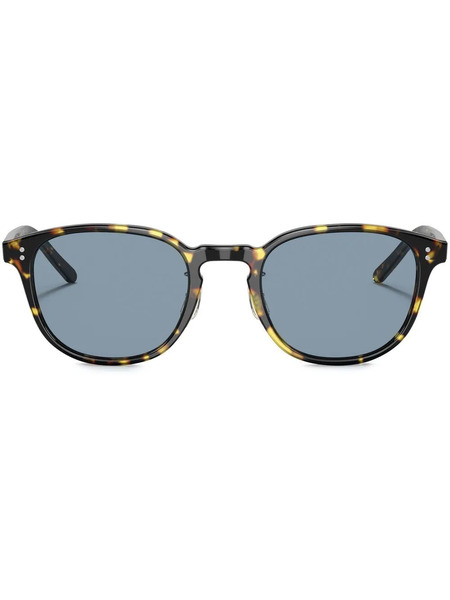  Oliver Peoples Fairmont Sun-f Round-frame Sunglass - Green 