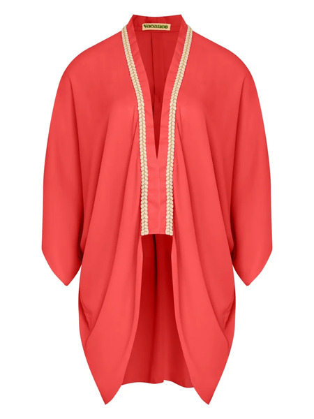  Olympiah Braided-trim Jacket - Pink 