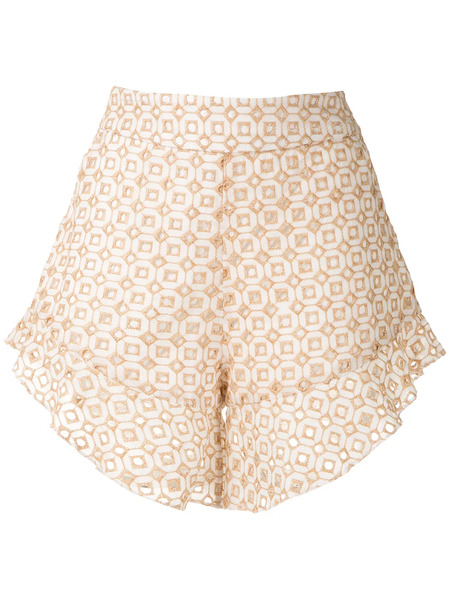  Olympiah Orchid Patterned Shorts - Neutrals 
