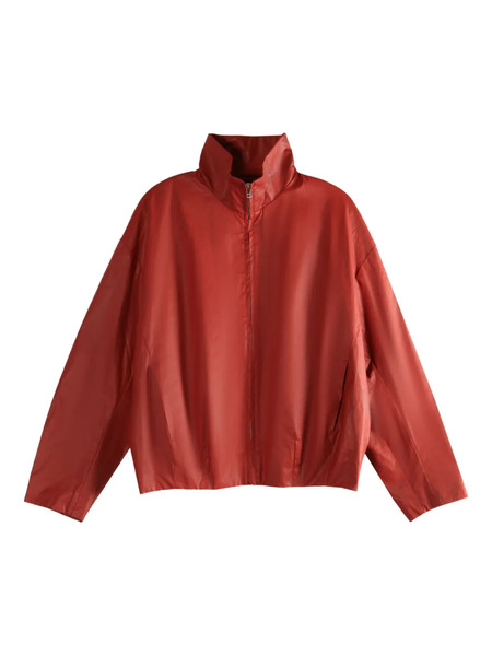  Omar Afridi High-neck Zip-up Jacket - Red 