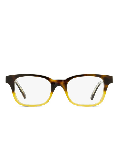  Omega Eyewear Ombré-effect Glasses - Brown 