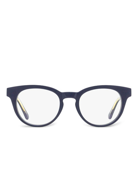  Omega Eyewear Pantos-frame Glasses - Blue 