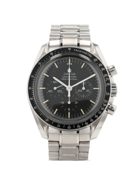  Omega 2000s Tachymeter Speedmaster Baton Hands 42mm Watch - Silver 