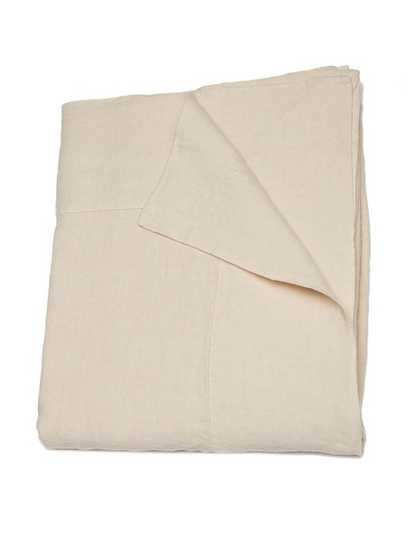  Once Milano Medium Linen Tablecloth - Neutrals 
