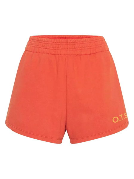  One Teaspoon Hustle Elasticated Logo Shorts - Orange 