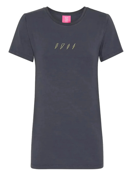  One Teaspoon Lightning-print T-shirt - Grey 