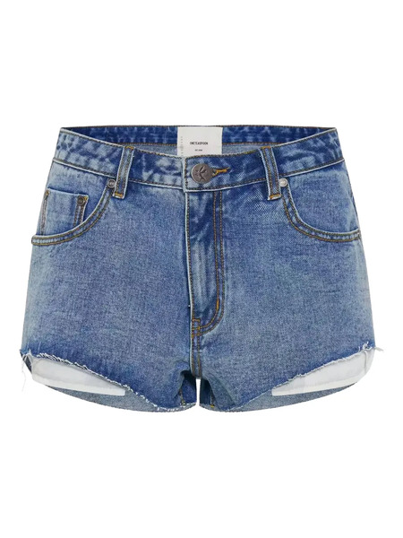  One Teaspoon Outlaws Denim Shorts - Blue 