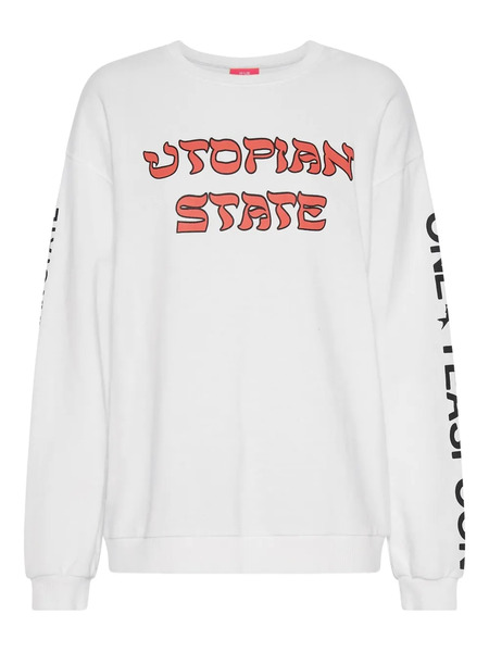  One Teaspoon Round-neck Printed Sweatshirt - Neutrals 