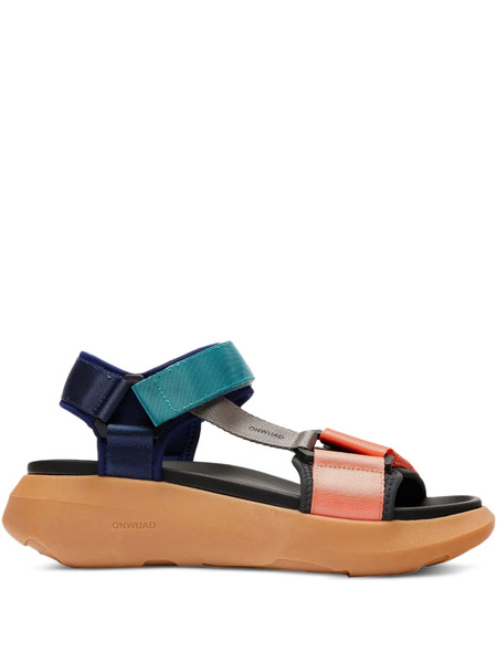  Onwuad Ribbon-strap Platform Sandals - Blue 