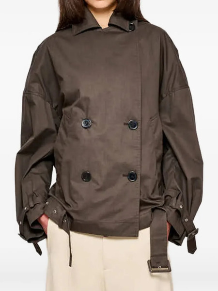  Oof Wear Buttoned Jacket - Brown 