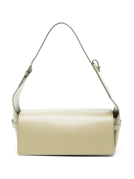  Open Yy Leather Shoulder Bag - Green 