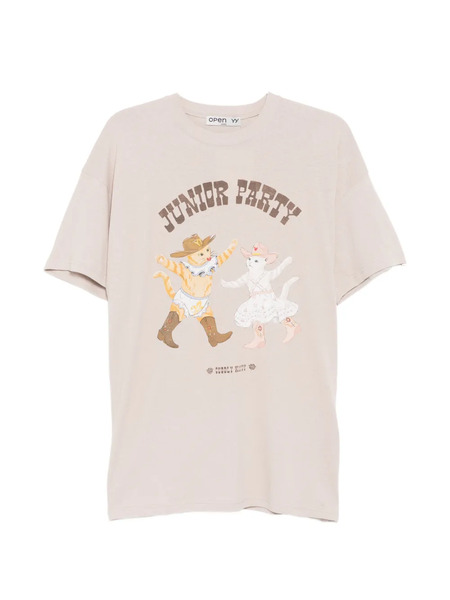  Open Yy Pet Club Party T-shirt - Neutrals 