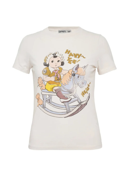  Open Yy Rocking Baby T-shirt - Neutrals 